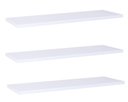 Ver imagem 1 de Kit com 3 Prateleiras 60 X 10cm Suporte Invisivel Cor Branco