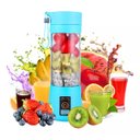 Ver imagem 1 de Mini Liquidificador Portatil com Bateria Recarregavel Eletrico para Sucos Vitaminas Shakes Cor Azul