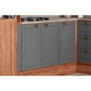 Ver imagem 5 de Cozinha Modulada Carraro Bella 11 Peças (3aéreos+3balcões+1paneleiro+1torrequente+1cristaleira+