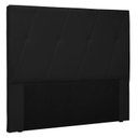 Ver imagem 2 de Cabeceira Casal 140cm Corino Aquilla Preto