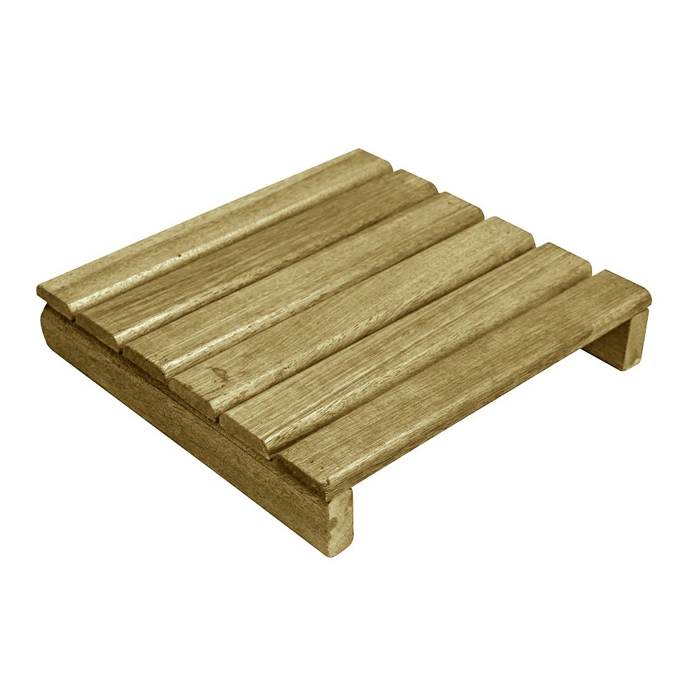 Deck Modular Mara 30x30 sem Pintura Madeira de Lei Jardim MadeiraMadeira