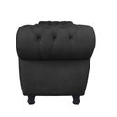 Ver imagem 4 de Divã Recamier Com Baú Grécia 1,55 Cm Suede Preto