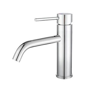 Misturador Monocomando Bica Baixa Isis Cromado Dp4201 Drop