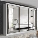 Ver imagem 1 de Guarda Roupa Casal com 9 Espelhos 3 Portas Ravena Minastex