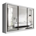 Ver imagem 3 de Guarda Roupa Casal com 9 Espelhos 3 Portas Ravena Minastex