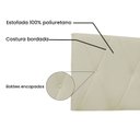 Ver imagem 4 de Cabeceira Suspensa Casal 140cm Corano Aquilla Bege