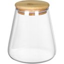Ver imagem 1 de Pote Porta Mantimentos Home&co com Tampa Bambu Borossilicato 750ml 12x8x8cm Transparente