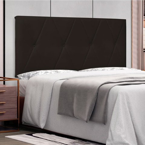 Cabeceira Suspensa Queen 160cm Aquilla Marrom
