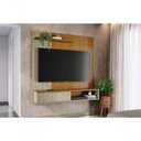 Ver imagem 1 de Home Theater Aurora para TV até 65" 160cm MDF-MDP Bege Madetec Móveis
