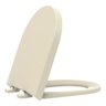 Assento Sanitário Termofixo Link Creme para vaso Deca - 2