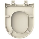 Ver imagem 3 de Assento Sanitário Termofixo Link Creme para vaso Deca