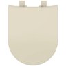 Assento Sanitário Termofixo Link Creme para vaso Deca - 1