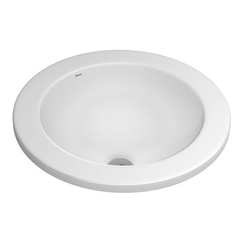 Cuba de Sobrepor Lavatório Redonda 45x45cm Branco - L.1271.17
