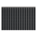Ver imagem 1 de Kit Cabeceira King Painel Ripado Eva 20RIPAS de 1,1m Black com Textura Preta com Acabamento Superior