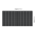 Ver imagem 4 de Kit Cabeceira King Painel Ripado Eva 20RIPAS de 1,1m Black com Textura Preta com Acabamento Superior