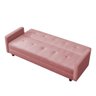 Sofá Cama 3 Lugares Denver Suede Rose - Am Interiores - 4