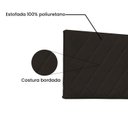 Ver imagem 4 de Cabeceira Suspensa Casal 140cm Esmeralda Marrom