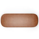 Ver imagem 2 de Kit 02 Puffs Decorativos Orgânico para Living Quarto 160cm Doha W01 Couríssimo Camel - Lyam Decor