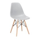 Ver imagem 3 de Conjunto Mesa Eames Eiffel Dsw Redonda Pau Ferro 90cm + 4 Cadeiras Eames Dsw - Cinza Mgsaarinen