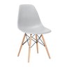 Conjunto Mesa Eames Eiffel Dsw Redonda Pau Ferro 90cm + 4 Cadeiras Eames Dsw - Cinza Mgsaarinen - 3