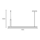 Ver imagem 2 de Lustre Pendente Taschibra Manila Led Bivolt Preto 3000k Luz Amarela 15051074