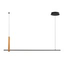 Ver imagem 1 de Lustre Pendente Taschibra Manila Led Bivolt Preto 3000k Luz Amarela 15051074