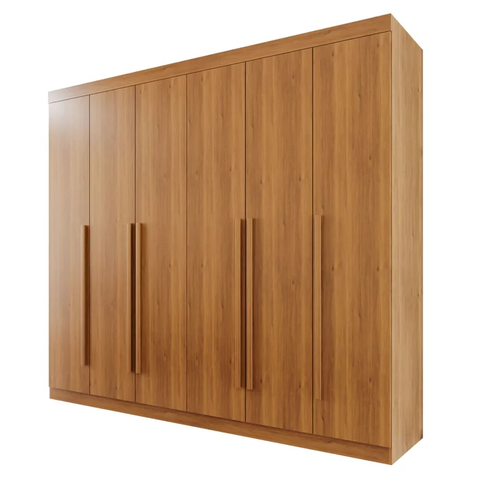 Guarda Roupa Casal 6 Portas 6 Gavetas Olimpia Valverde Moveis Cinamomo