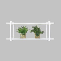 Nicho Aéreo Atenas Grande 90 Cm Branco - 1