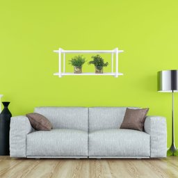 Nicho Aéreo Atenas Grande 90 Cm Branco - 3