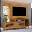 Ver imagem 2 de Estante Home Theater para Tv até 60 Polegadas com Espelho e Luminária Led Frizz Plus com Rodízios Ma
