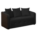 Ver imagem 1 de Sofá Orgânico Tokio 3 Lugares 195cm Bouclê Facto:bouclê Preto