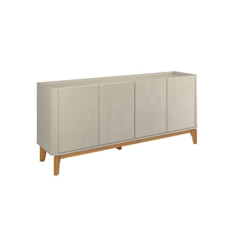 Buffet / Balcão Fl 4 Portas Estilo Retrô 1.80m Cor Off White - 2