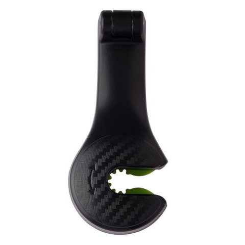 Gancho Multiuso Cabide para Carro com Suporte para Celular Preto