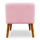 Ver imagem 3 de Poltrona Decorativa Virgínia Veludo Rosa - Montanaris Decor Md Montanaris Decor