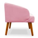 Ver imagem 4 de Poltrona Decorativa Virgínia Veludo Rosa - Montanaris Decor Md Montanaris Decor