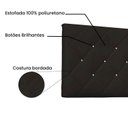 Ver imagem 4 de Cabeceira Suspensa Solteiro 90cm Tania Marrom