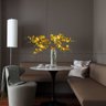 Mesa de Jantar Saarinen Tulipa Redonda - 80 Cm - Marmore Espirito Santo - Base Preta - 2