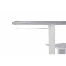 Passadeira Panto Movel para passar roupa c/Tecido Térmico porta e prateleira-Branco multivisao PASSA - 5