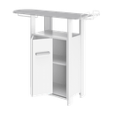 Ver imagem 1 de Passadeira Panto Movel para passar roupa c/Tecido Térmico porta e prateleira-Branco multivisao PASSA