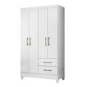 Ver imagem 4 de Guarda Roupa Solteiro Chile Branco Moval