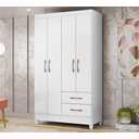 Ver imagem 1 de Guarda Roupa Solteiro Chile Branco Moval