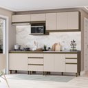 Ver imagem 1 de Cozinha Modulada Compacta 260cm 10 Portas 5 Gavetas Connect Henn