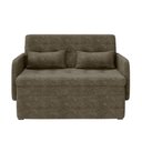 Ver imagem 2 de Sofá Cama 2 Lugares Casal 1,30 Mts Pompeia Sissy Matrix Cor:chenile Prime Marrom