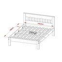 Ver imagem 3 de Cama de Casal Cm8007 Amêndoa/branco - Tecno Mobili