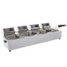 FRITADEIRA ELETRICA PROFISSIONAL TURBO 4 CUBAS 5 LITROS CADA Cotherm - 1