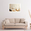 Ver imagem 1 de Quadro Decorativo Minerais Abstrato - 50x70cm:moldura Preta