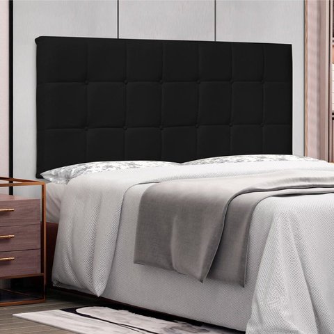 Cabeceira Suspensa Queen 160cm Verona Preto