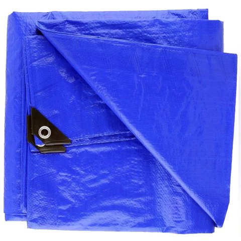 Lona Starfer Impermeável 8x4m Uv 75g/m - Azul