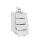 Ver imagem 3 de Gaveteiro Madri com 4 Gavetas 40x71cm Branco 250696