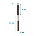 Ver imagem 2 de Suporte Invisível para Prateleira 10x100mm - 6un